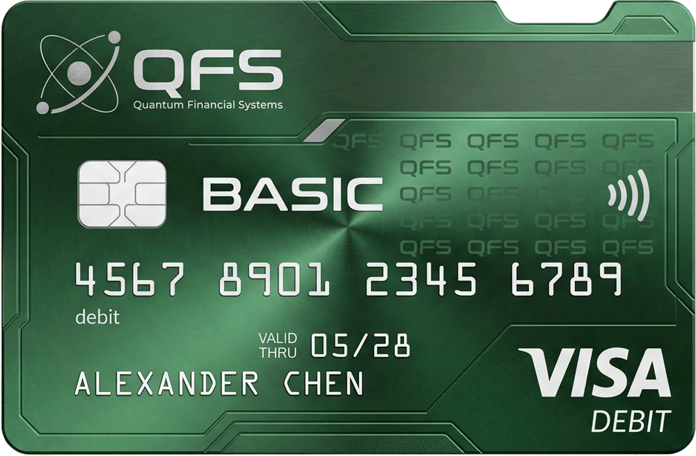 Qfs Mastercard QFS Card — Spend Crypto Anywhere